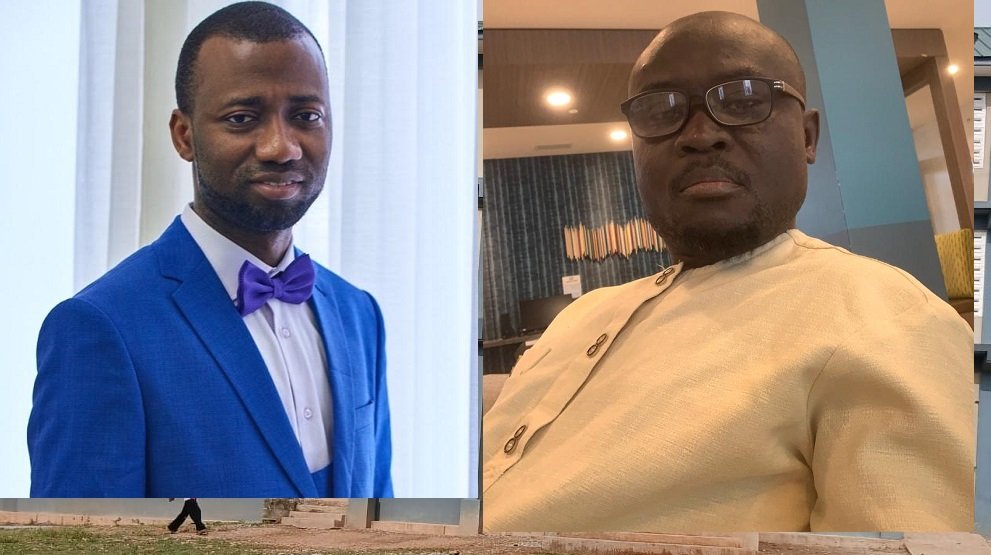 • Dr Mohammed(Left) •Dr Akolga(Right)