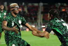 Osimhen joins Lookman to celebrate his second goal