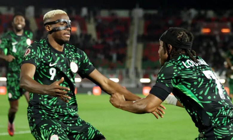 Osimhen joins Lookman to celebrate his second goal