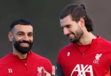 Salah (left) with Szoboszlai