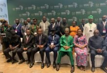 Mr Ablakwa (third from left) with Mr Mohammed-Mubarak ( third from right) and other dignitaries at the event