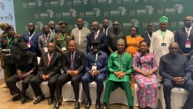 Mr Ablakwa (third from left) with Mr Mohammed-Mubarak ( third from right) and other dignitaries at the event