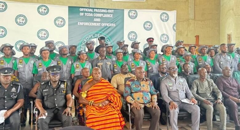 Mr Eric Opoku (seated middle) with other dignitaries after the programme