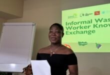 Ms Laryea speaking at the event