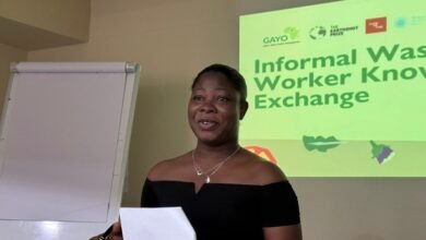 Ms Laryea speaking at the event