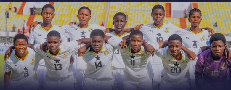 A lineup of the Black Damsels team