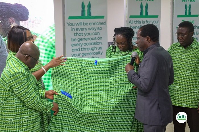 • ADB corporate cloth being unveiled