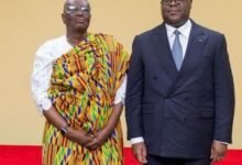 Ambassador Amoatey and President Tshisekedi