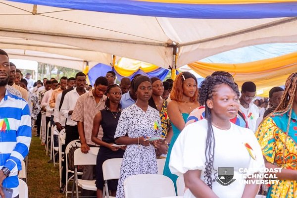 A section of the students during the matriculation ceremony