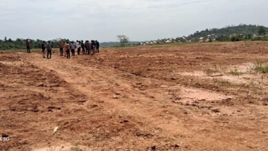 The portions of Nyankumase reclaimed lands.