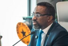 Dr Johnson Asiama addressing the meeting