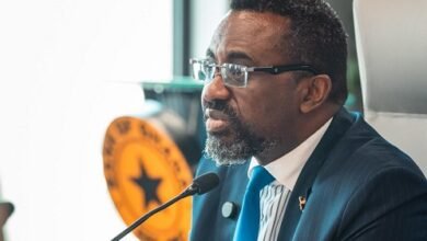 Dr Johnson Asiama addressing the meeting