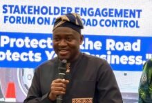 • Mr Suhuyini (inset) addressing the participants at the event