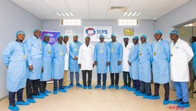 The Gambian delegation after the tour