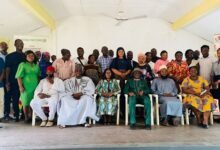 Members of the Council with other participants after the meeting