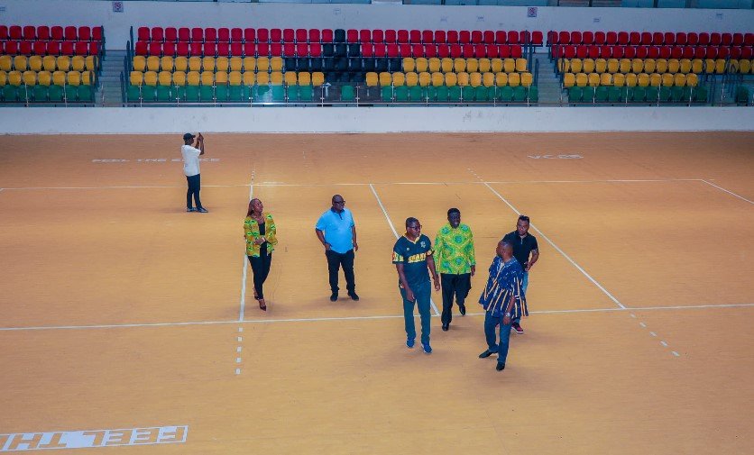 Africa Armwrestling Championship LOC inspects Borteyman Sports Complex