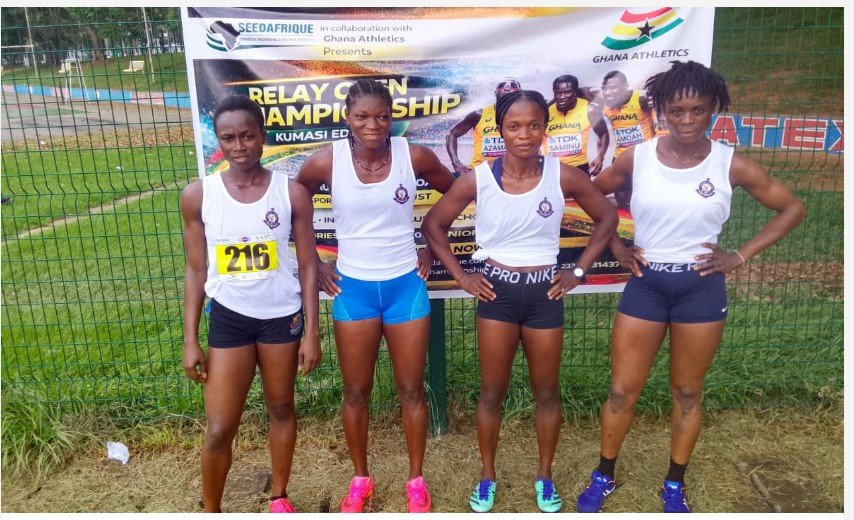 Members of the police athletics team