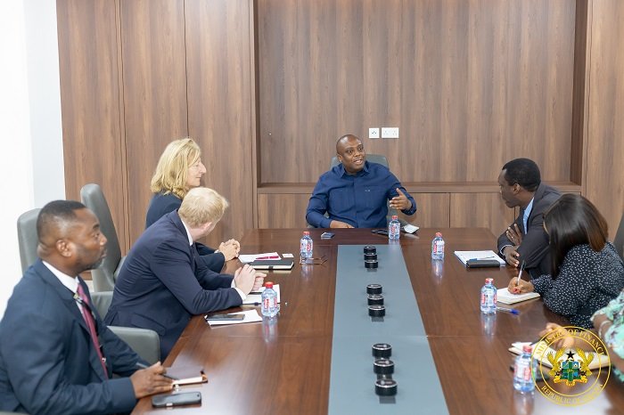 • Mr Ampem speaking during the meeting