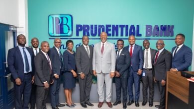 Officials of Prudential Bank and the PAPSS Team