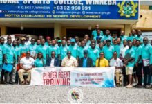 Resource persons and participants after the event