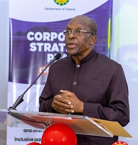 • Mr Bagbin, speaking at the launch of the Corporate Startegic Plan