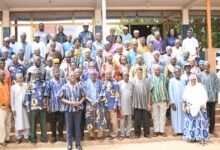 Executive of SSNIT and some members of Northern Regional pensioners. Photo. Geoffrey Buta
