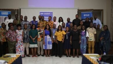 • Journalists after the workshop