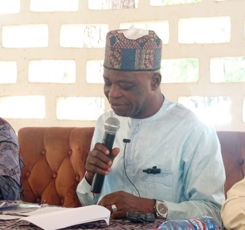 Mr Ali Adolf John Mburidiba (inset) addressing the stakeholde