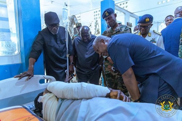 President Mahama visits two survivors of Burkina Faso terror attack President Mahama visits two survivors of Burkina Faso terror attack