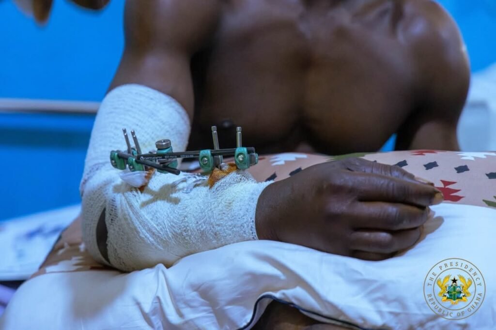 President Mahama visits two survivors of Burkina Faso terror attack