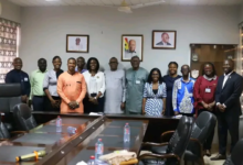 • Of􀃀cials of both institutions at the event