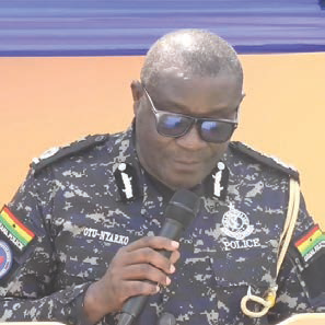 • COP Dr Otu-Nyarko (inset) addressing the gathering