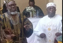 • The retirees dancing at the programme