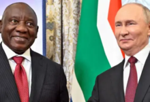 Cyril Ramaphosa's phone call with Russian leader Vladimir Putin earlier in February helped secure the release of the men.