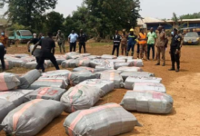 Parcels of suspected marijuana
