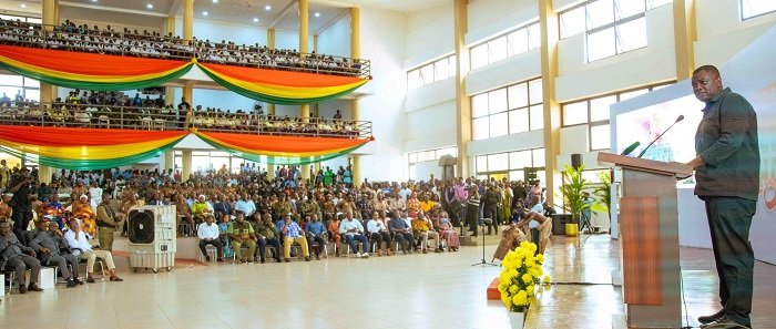 Mr Agbodza addressing participants at the forum
