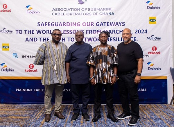 Mr Kwarteng (second from left) and other guests after the event