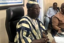 Mr Wumborti speaking at the programm