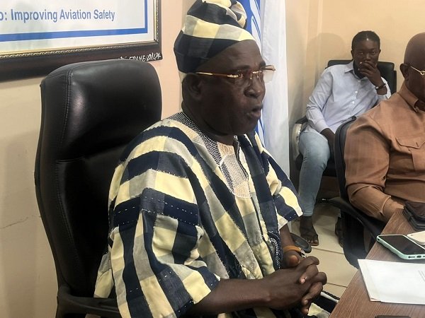 Mr Wumborti speaking at the programm