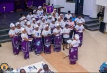 SUWMA & MYF members during the singing competition