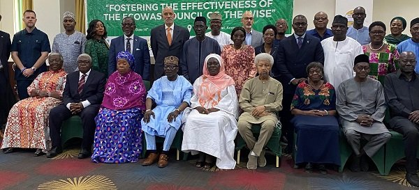 Ambassador Musah (seated fourth left) with other dignitaries at the opening ceremony