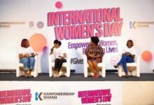 A panel discussion at the event