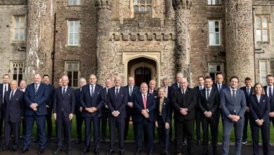 FIFA and IFAB members after the meeting