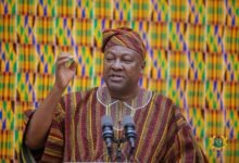 President Mahama addressing parliament on SONA
