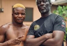 Gyatabi (left) and trainer, Lartekwei Lartey