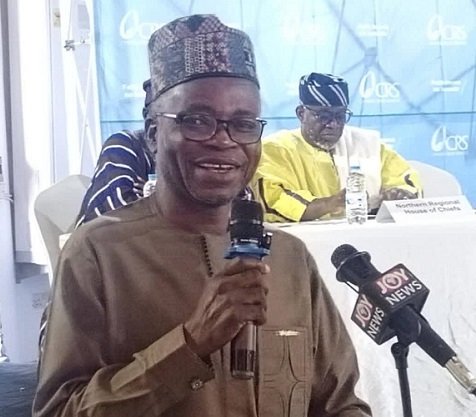 • Mr Mburidiba (inset) addressng participants