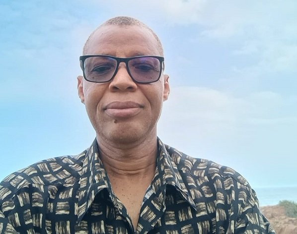 Keta Exhibition Pix-Cornelius Adedze, A member and spokesperson of the Images of Keta Foundation