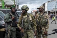 Members of the M23 rebel group