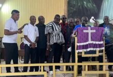 Olympics tribute read by Mr Dennis Amarkai Amarteifio on behalf of the club and old players