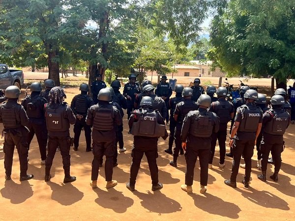 Deployed police personnel